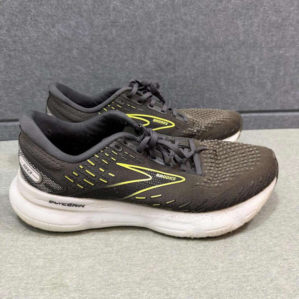 Brooks Womens Glycerin GTS 20 Gray Green Running Shoes Sneakers Size 10 (B) - Picture 3 of 12